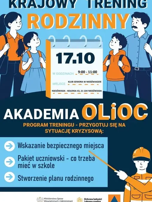 Krajowy Trening Rodzinny w Niedźwiadzie – przygotuj się na sytuacje kryzysowe
