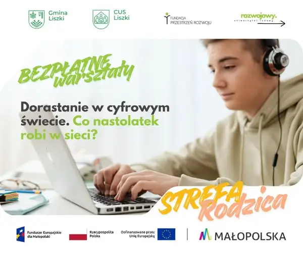 Bezpłatny warsztat dla rodziców nastolatków w Kaszowie – jak rozmawiać o życiu w sieci