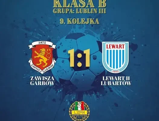 Lewart II Lubartów zimuje na fotelu lidera po remisie w Garbowie