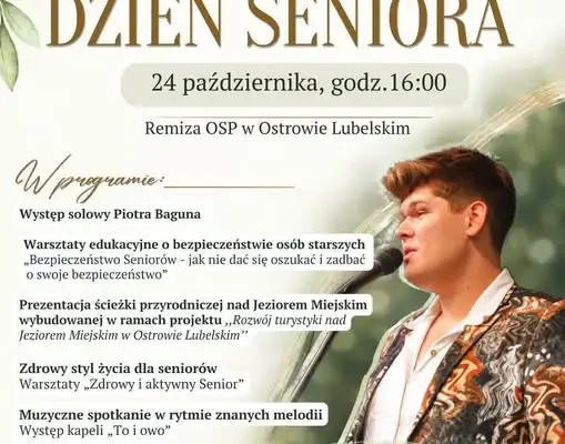 I Gminny Dzień Seniora w Ostrowie Lubelskim – muzyka, warsztaty i słodki poczęstunek