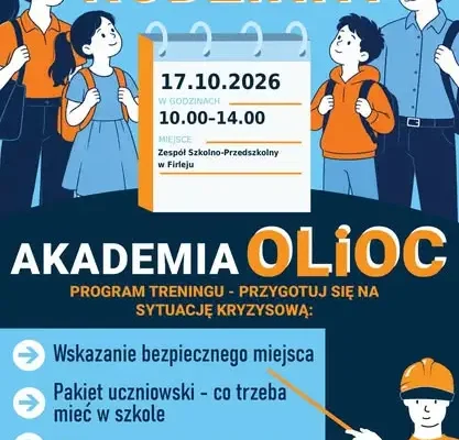 Gmina Firlej: Akademia OLIOC uczy rodzin, jak przygotować się na kryzys