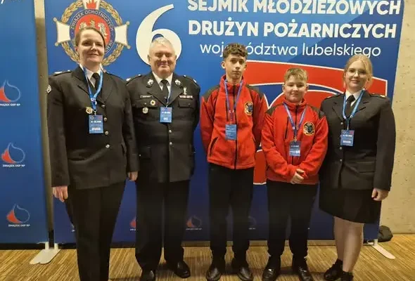 Młodzieżowa Drużyna Pożarnicza z Kocka wyróżniona na Sejmiku MDP Województwa Lubelskiego