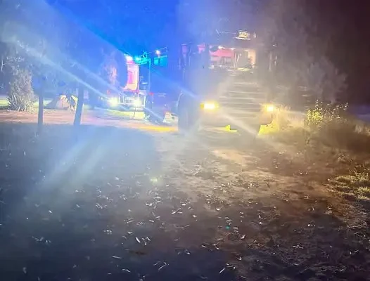 Pożar instalacji elektrycznej w budynku mieszkalnym w Ciotczy — akcja strażaków