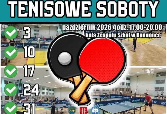 Weekend z tenisem stołowym w Kamionce – bezpłatne zajęcia i IV liga