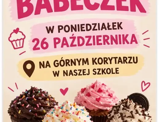 Szkolne Koło PCK zaprasza na charytatywną sprzedaż babeczek