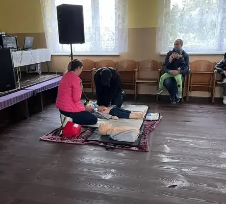 Piknik Bezpieczeństwa w Elżbietowie – defibrylator i pierwsza pomoc