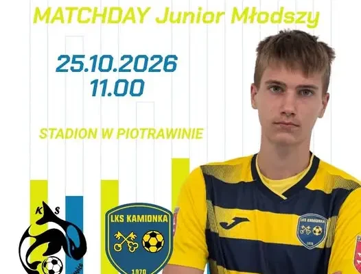 Junior młodszy LKS Kamionka zagra na wyjeździe z Orką Kluczkowice