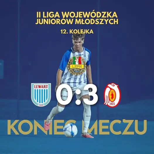 Lewart Lubartów przegrywa z Orlętami Łuków 0:3 w juniorach młodszych
