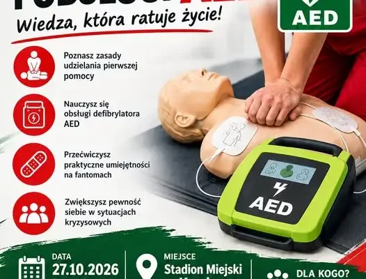 Kamionka: zawodnicy LKS-u nauczą się ratować życie – warsztaty z AED