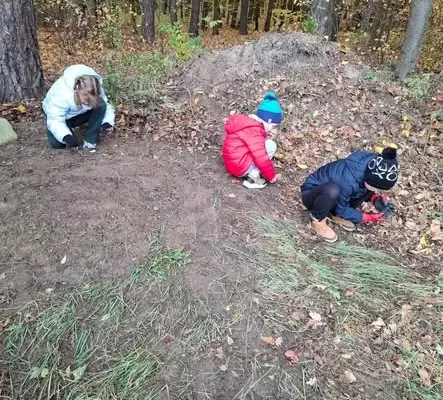 Uczniowie porządkowali Grób Nieznanego Żołnierza w pobliskim lesie