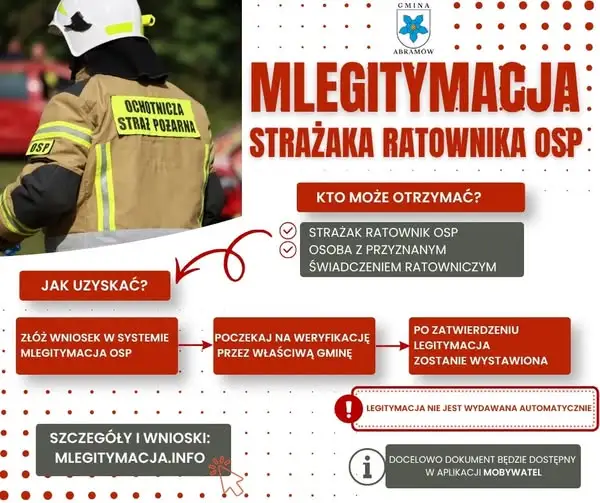 mLegitymacja OSP w mObywatel – strażacy-ratownicy mogą składać wnioski online