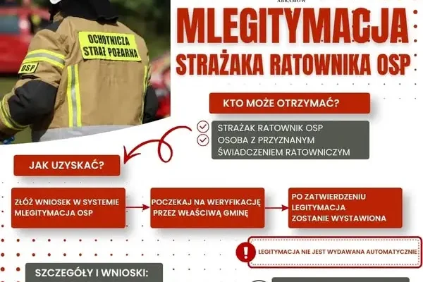 mLegitymacja OSP – strażacy ochotnicy z cyfrowym dokumentem w mObywatel