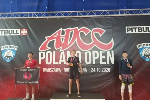Miłosz Piszcz ze złotem ADCC Poland Open 2026 w Nowej Iwicznej